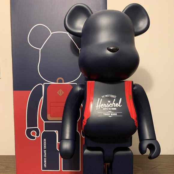 Medicom x Herschel BEARBRICK 1000% - Picture 8 of 10